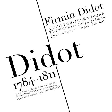 Free Didot Font With Its Unconventional Letterforms And Artistic Flair ...