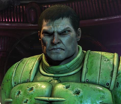Doomguy's face when he discovers that the Seraphim, Samur Makyr, and Samuel Hayden are one and ...