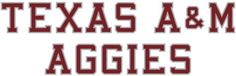 Texas A&M Aggies Wordmark Logo - NCAA Division I (s-t) (NCAA s-t ...