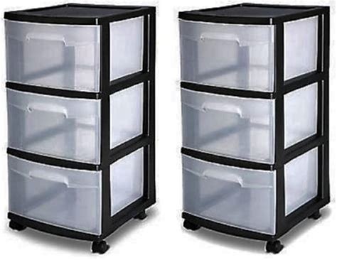 plastic storage drawers