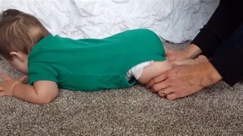 Baby exercises for crawling - YouTube