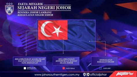 Bendera Johor Berkibar