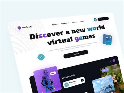 World VR - Virtual Games by Levi Wilson for QClay on Dribbble