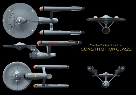 Constitution Class Starship - High Resolution by Enethrin on DeviantArt