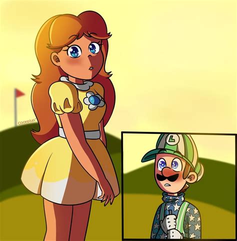 When Daisy and Luigi met for the first time. 💛💚⛳ #WeAreDaisy # ...