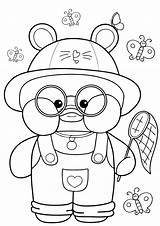 Paper Duck  Coloring Pages sketch template