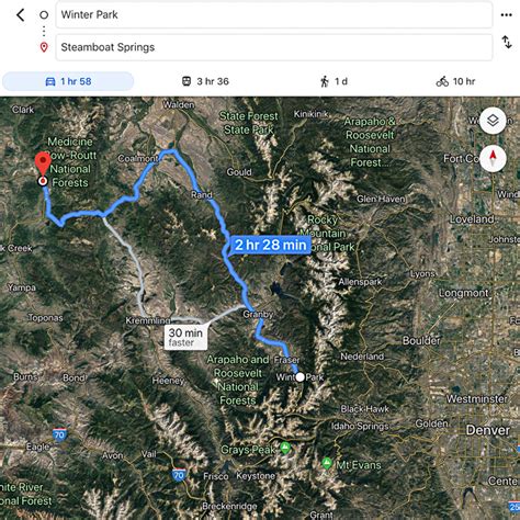 Steamboat Springs Ski Map