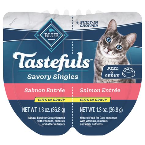 Save on BLUE Tastefuls Savory Singles Wet Cat Food Cuts in Gravy Salmon ...