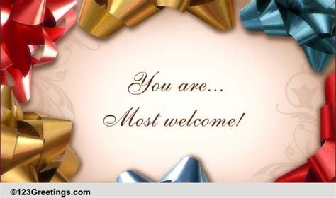 You Are Always Welcome! Free You are Welcome eCards, Greeting Cards | 123 Greetings