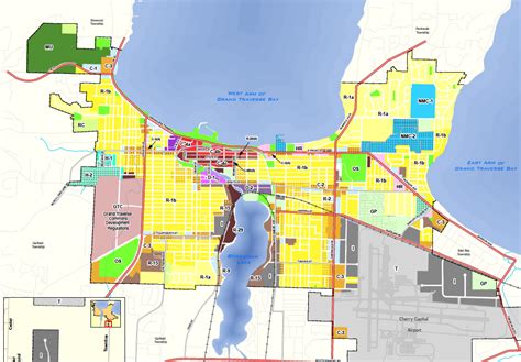 Traverse City Printable Map