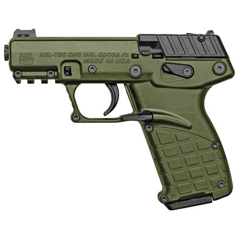 Kel-Tec P17 22LR.Pistol, Threaded Barrel, Green (P17GRN) - City Arsenal