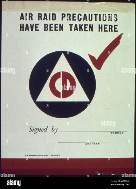 Air raid precautions hi-res stock photography and images - Alamy