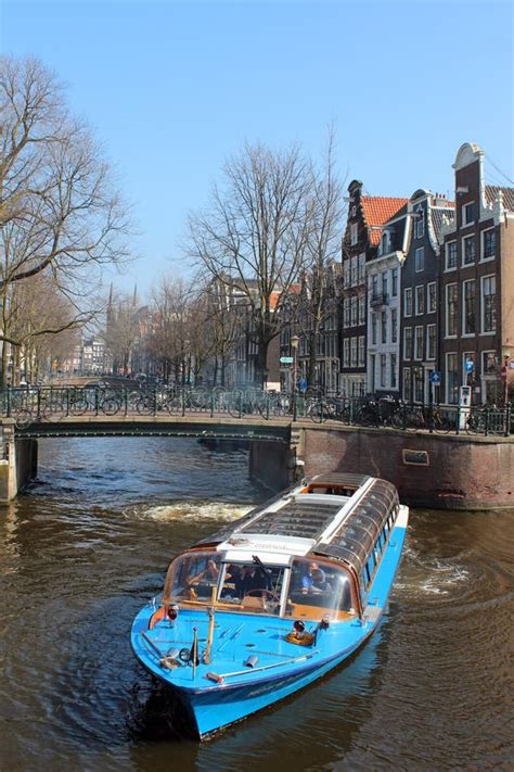 Amsterdam Canal Tour Boat Editorial Image - Image: 24581085