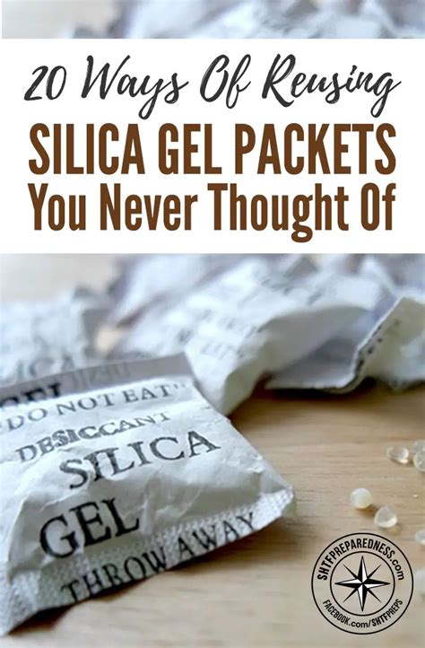 20 Ways of Reusing Silica Gel Packets You Never Thought Of ...