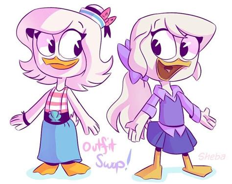 🌃🌌September and Delilah Duck Ducktales OC 💫