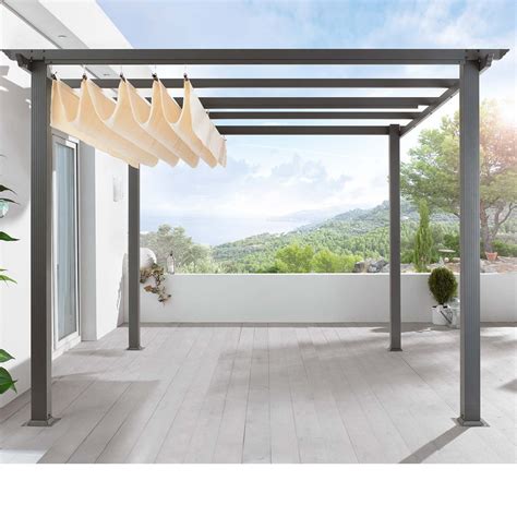 Pergola Tutorium Entwurf Moderne Pergola Sonnenschutz Garten von ...