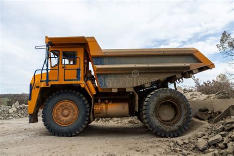 Large Mining Dump Truck. Transport Industry Stock Photo - Image of ...