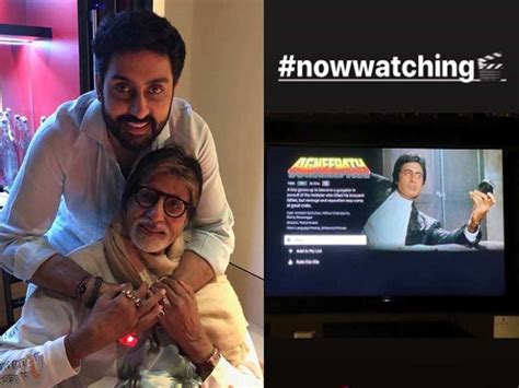 Abhishek Bachchan watches Amitabh Bachchan's 'Agneepath'; calls him ...