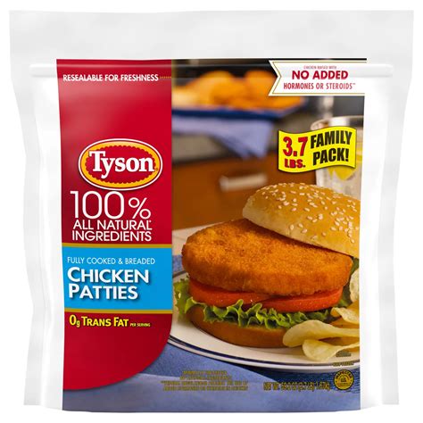 Tyson Fully Cooked Chicken Patties, Family Pack - Shop Chicken at H-E-B