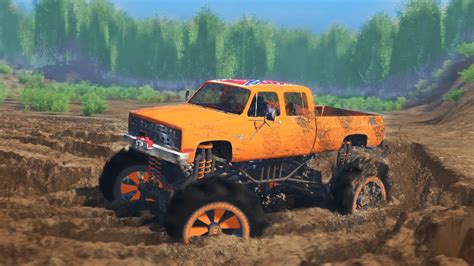 MUDDING CHALLENGE! Chevy Mud Truck 4x4 Off-Roading, Mudding, & Hill ...