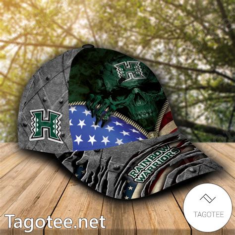 Hawaii Rainbow Warriors Mascot Custom Caps - Tagotee