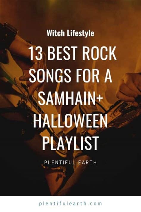 13 Best Rock Songs For A Samhain + Halloween Playlist - Plentiful Earth