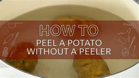 How to Peel Potatoes without a Peeler I Test Kitchen Tips - YouTube