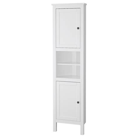 white corner cabinet