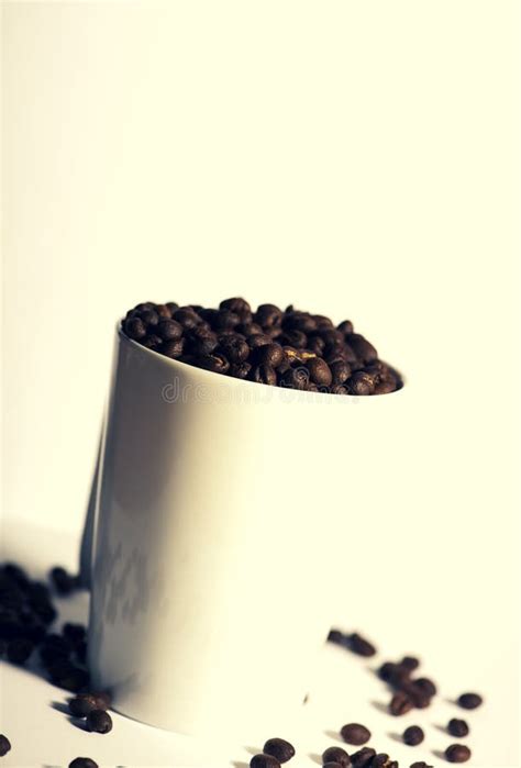 High Key Coffee Beans stock photo. Image of high, beans - 12663722