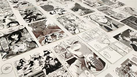 Manga Wall Collage Kit Manga Panels Aesthetic Anime Wall - Etsy Canada