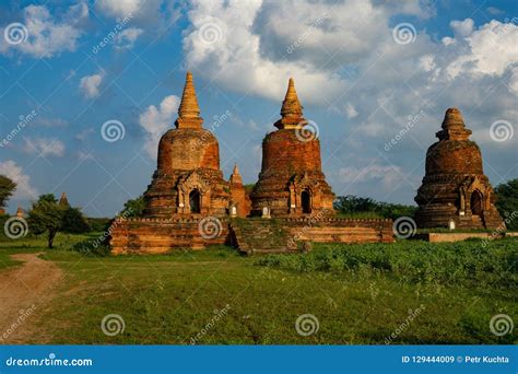 Bagan historical pagoda stock image. Image of colorful - 129444009