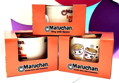 Collection of 3 Maruchan Ramen Noodle Bowl