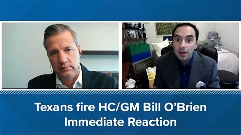 Bill O'Brien is fired - Reaction | The Texans have fired head coach ...