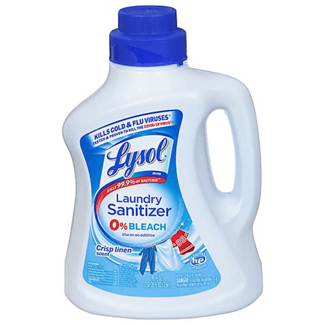 Lysol Laundry Sanitizer, Crisp Linen Scent 90 fl oz | Laundry Detergent ...