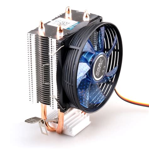 cpu cooler Copper double heat pipe CPU radiator brass tower cpu fan for ...