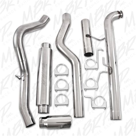 Chevy Duramax Stainless 4" Exhaust System Off Road MBRP S6004409