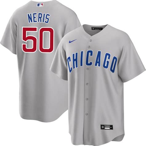 Héctor Neris Chicago Cubs Road Jersey by NIKE