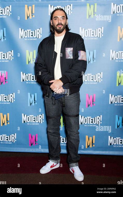 Rapper Gringe attends Moteur! fait son festival event at cinema Gaumont Champs Elysees on ...