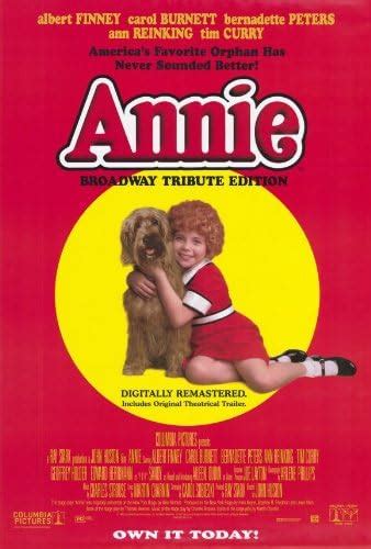 Amazon.com: Annie Movie Poster (27 x 40 Inches - 69cm x 102cm) (1982 ...