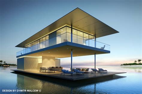 Floating house / Maldives - Dymitr Malcew | Arquitectura flotante, Bote ...