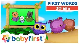 New Episode! - Hoot, Scoot & What | Learn First Words | Games & Animals for Babies | BabyFirst ...