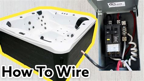 How to Wire A Hot Tub Spa 240v 50amp | DIY Electrical Wiring | Did I Wire It Correctly? - YouTube