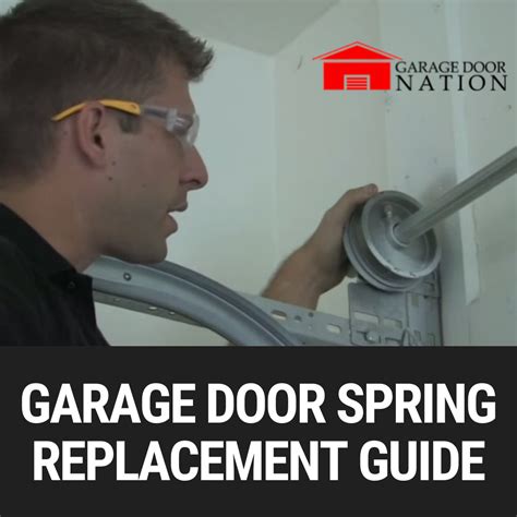 Garage Door Spring Replacement and Adjustment Guide – How to Tutorial ...