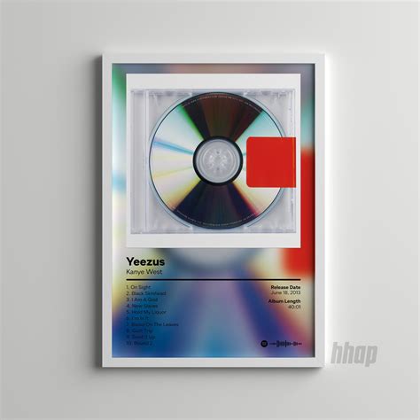 Kanye West Yeezus Album Cover Print Custom Album Cover - Etsy