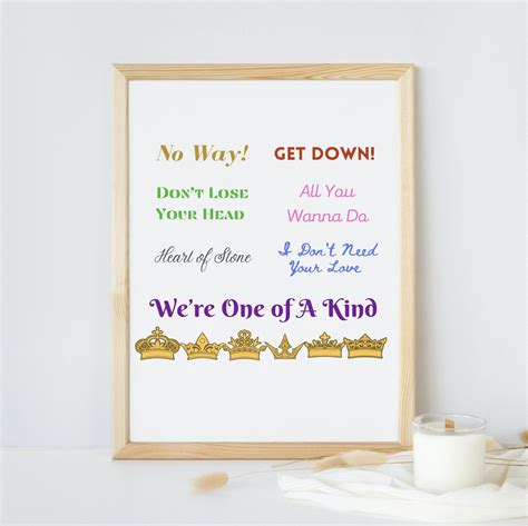 Six Musical Quotes Printable Digital Download - Etsy