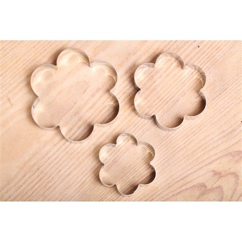 Cutter set 3 rings - Flower - Weekend Bakery