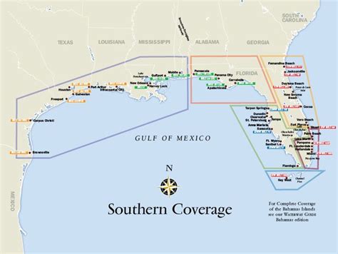 Florida Gulf Intracoastal Waterway Map