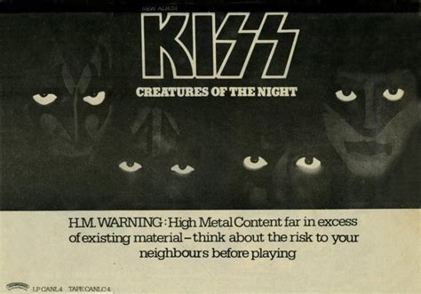 KISS CREATURES OF THE NIGHT ALBUM