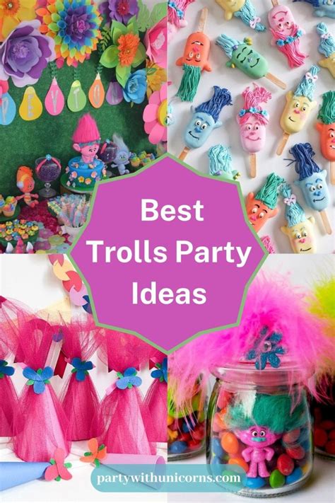 60 Best Trolls Party Ideas - Party with Unicorns