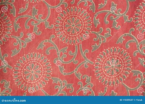 Indian Fabric With Traditional Design Stock Image - Image of ethnic ...